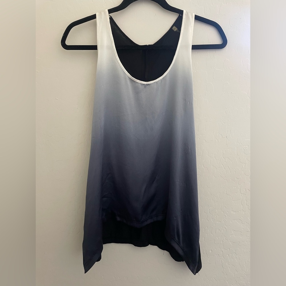 Women's Gradient 100% silk Sleeveless Top